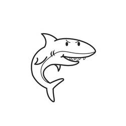 Раскраска: акула (Животные) #14898 - Бесплатные раскраски для печати