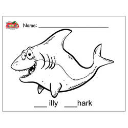 Раскраска: акула (Животные) #14903 - Бесплатные раскраски для печати