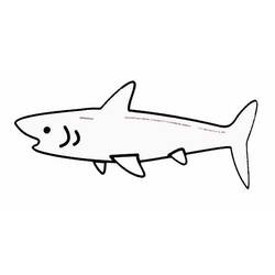 Раскраска: акула (Животные) #14926 - Раскраски для печати