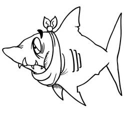 Раскраска: акула (Животные) #14957 - Бесплатные раскраски для печати