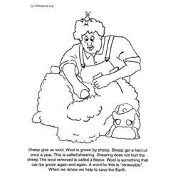 Раскраска: овца (Животные) #11411 - Раскраски для печати