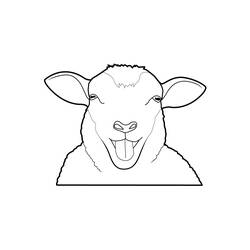 Раскраска: овца (Животные) #11417 - Раскраски для печати