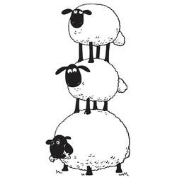 Раскраска: овца (Животные) #11425 - Бесплатные раскраски для печати