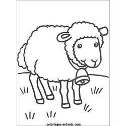 Раскраска: овца (Животные) #11439 - Раскраски для печати