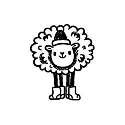 Раскраска: овца (Животные) #11457 - Бесплатные раскраски для печати