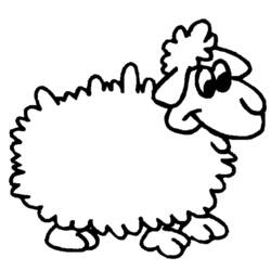 Раскраска: овца (Животные) #11459 - Бесплатные раскраски для печати
