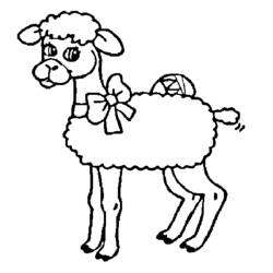 Раскраска: овца (Животные) #11466 - Бесплатные раскраски для печати