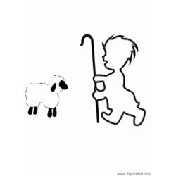Раскраска: овца (Животные) #11478 - Бесплатные раскраски для печати