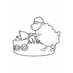 Раскраска: овца (Животные) #11489 - Бесплатные раскраски для печати