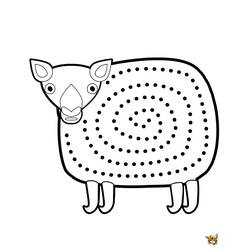 Раскраска: овца (Животные) #11542 - Бесплатные раскраски для печати