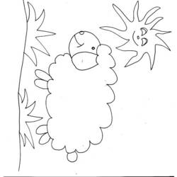 Раскраска: овца (Животные) #11549 - Бесплатные раскраски для печати