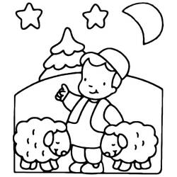 Раскраска: овца (Животные) #11580 - Бесплатные раскраски для печати