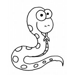 Раскраска: змея (Животные) #14376 - Раскраски для печати
