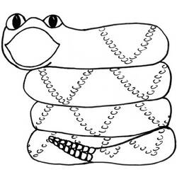 Раскраска: змея (Животные) #14472 - Бесплатные раскраски для печати