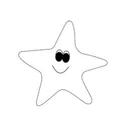Раскраска: морская звезда (Животные) #6705 - Раскраски для печати