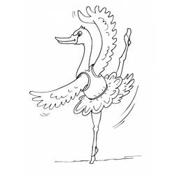 Раскраска: лебедь (Животные) #5005 - Раскраски для печати