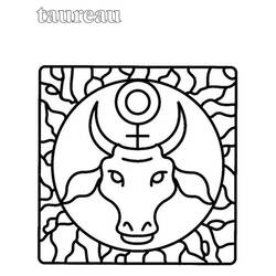 Раскраска: Телец (Животные) #13859 - Бесплатные раскраски для печати