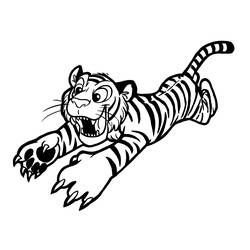 Раскраска: Tigris (Животные) #13589 - Раскраски для печати