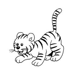 Раскраска: Tigris (Животные) #13624 - Раскраски для печати