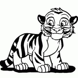 Раскраска: Tigris (Животные) #13635 - Раскраски для печати