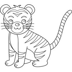 Раскраска: Tigris (Животные) #13698 - Раскраски для печати