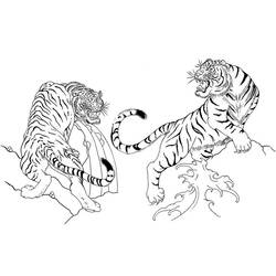 Раскраска: Tigris (Животные) #13705 - Раскраски для печати