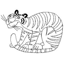 Раскраска: Tigris (Животные) #13765 - Бесплатные раскраски для печати