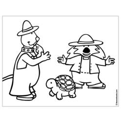 Раскраска: черепаха (Животные) #13471 - Бесплатные раскраски для печати