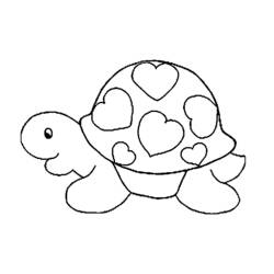 Раскраска: черепаха (Животные) #13554 - Раскраски для печати