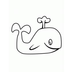 Раскраска: кит (Животные) #873 - Раскраски для печати