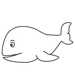 Раскраска: кит (Животные) #892 - Раскраски для печати