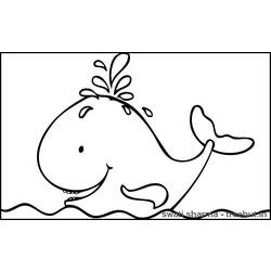 Раскраска: кит (Животные) #897 - Раскраски для печати