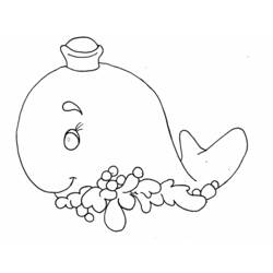 Раскраска: кит (Животные) #910 - Бесплатные раскраски для печати