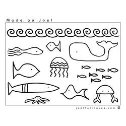 Раскраска: кит (Животные) #926 - Бесплатные раскраски для печати