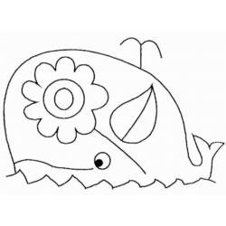 Раскраска: кит (Животные) #946 - Бесплатные раскраски для печати
