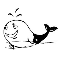 Раскраска: кит (Животные) #962 - Бесплатные раскраски для печати