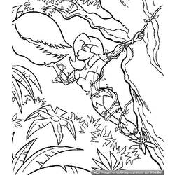 Раскраска: Дикие животные / джунгли (Животные) #21110 - Бесплатные раскраски для печати