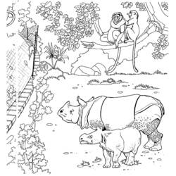 Раскраска: Дикие животные / джунгли (Животные) #21136 - Раскраски для печати