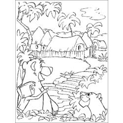 Раскраска: Дикие животные / джунгли (Животные) #21191 - Бесплатные раскраски для печати