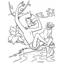 Раскраска: Дикие животные / джунгли (Животные) #21192 - Бесплатные раскраски для печати