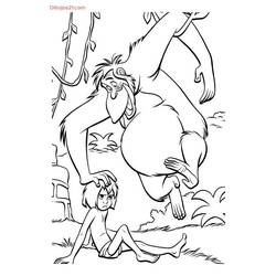 Раскраска: Дикие животные / джунгли (Животные) #21238 - Бесплатные раскраски для печати