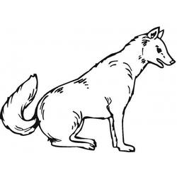Раскраска: волк (Животные) #10452 - Бесплатные раскраски для печати