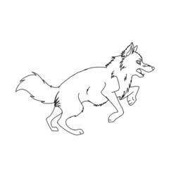 Раскраска: волк (Животные) #10472 - Раскраски для печати