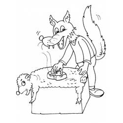 Раскраска: волк (Животные) #10476 - Бесплатные раскраски для печати