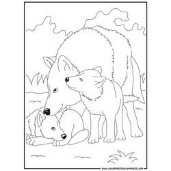 Раскраска: волк (Животные) #10491 - Раскраски для печати