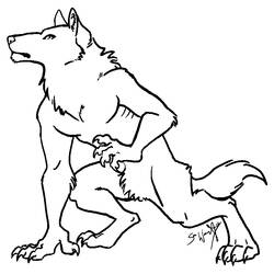 Раскраска: волк (Животные) #10570 - Бесплатные раскраски для печати