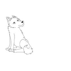 Раскраска: волк (Животные) #10587 - Бесплатные раскраски для печати