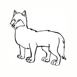 Раскраска: волк (Животные) #10594 - Раскраски для печати