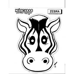 Раскраска: зебра (Животные) #13125 - Бесплатные раскраски для печати