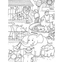 Раскраска: зоопарк (Животные) #12638 - Раскраски для печати